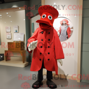 Lobster mascot costume...