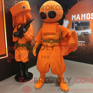 Disfraz de mascota Orange...