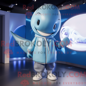 Personaggio mascotte balena...