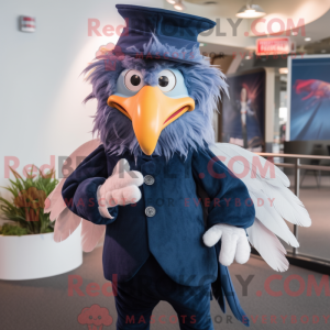 Navy Harpy maskot kostume...