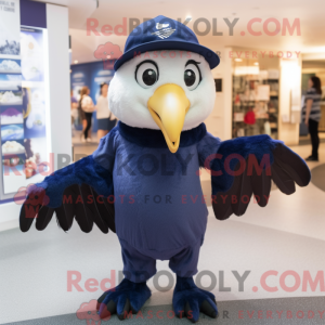 Navy Harpy maskot kostume...