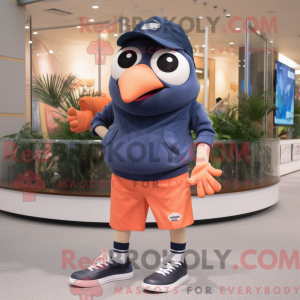 Navy laks maskot kostyme...