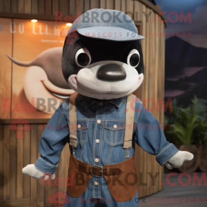 Rust Killer Whale mascot...