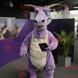 Lavender Parasaurolophus...