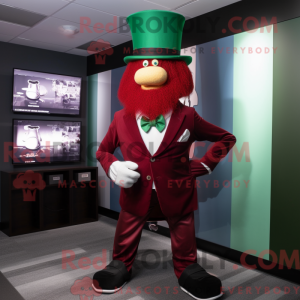 Maroon Leprechaun Hat...