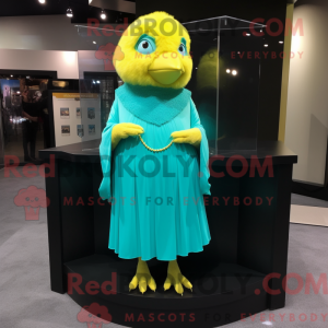 Turquoise Canary mascot...