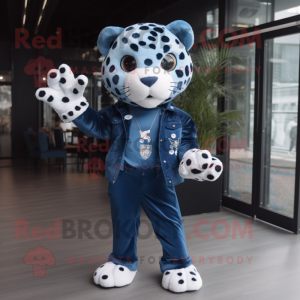 Navy Leopard mascotte...