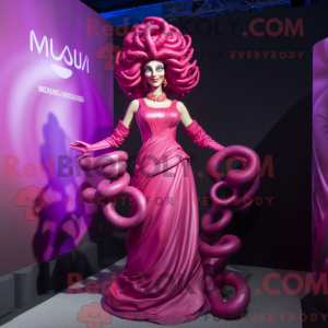 Magenta Medusa máscara de...