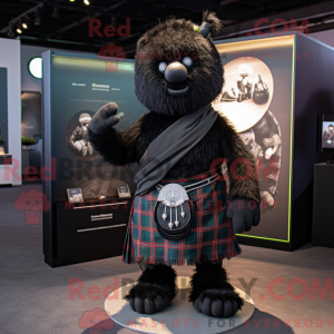 Black Bagpipe mascot...