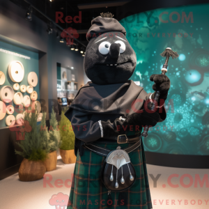 Black Bagpipe mascot...