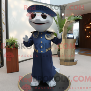 Costume mascotte de raie...