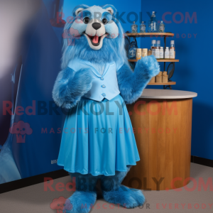 Maskottchenkostüm Blue...