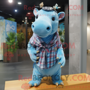 Costume mascotte de Tapir...