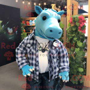 Costume mascotte de Tapir...