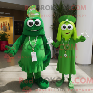 Green Chief mascottekostuum...