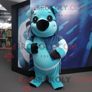 Disfraz de mascota Navy...