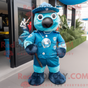 Turquoise Navy Seal...