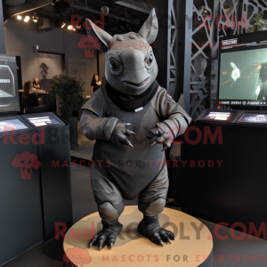 Black Rhinoceros mascot...
