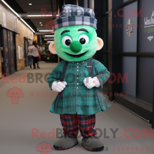Spinach mascot costume...
