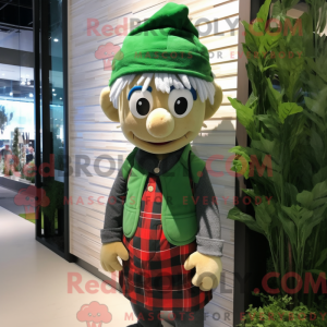 Spinazie-mascottekostuum...