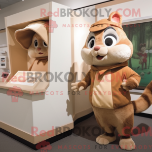 Máscara Tan Chipmunk figura...