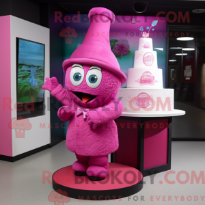 Magenta Hochzeitstorte...