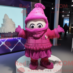 Magenta bruidstaart...