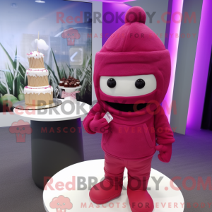 Magenta Hochzeitstorte...