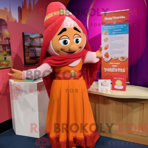 Postava maskota Peach Tikka...