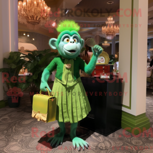 Máscara de Macaco Verde com...