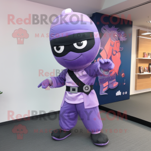 Lavendel Ninja maskot...