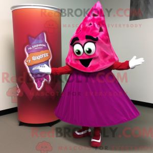 Costume de mascotte Magenta...