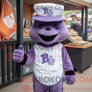 Lavendel Bbq Ribs maskot...