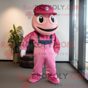 Maskottchenkostüm Pink...