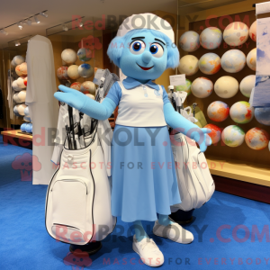 Disfraz de mascota Sky Blue...