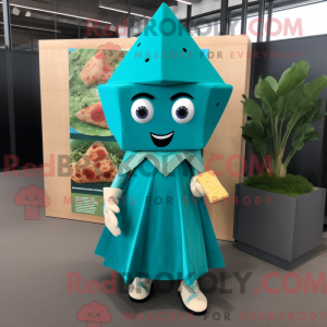 Postava maskota Teal Nachos...