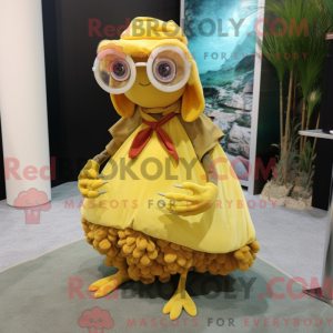 Yellow Hermit Crab mascot...