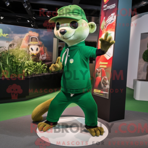 Forest Green Weasel maskot...