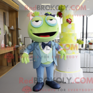 Limegrønn bryllupskake...