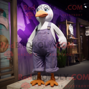 Lilla Albatross maskot...
