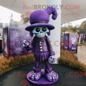 Postava maskota Purple...