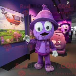 Purple Graveyard mascot...