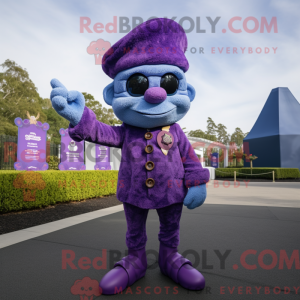 Purple Graveyard mascot...