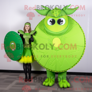 Lime Green Celtic Shield...