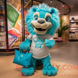 Disfraz de mascota Cyan...