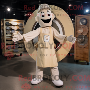 Cream Plate Spinner maskot...