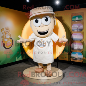 Cream Plate Spinner mascot...