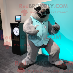 Cyan Giant Sloth máscara de...