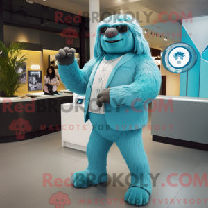Cyan Giant Sloth máscara de...