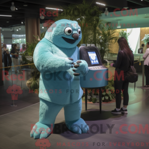 Cyan Giant Sloth máscara de...